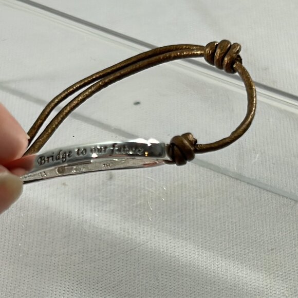 Lot 8 Corded Beaded Bohemian Bracelets Layering Family Cross Heart Tree Shells - Picture 5 of 15